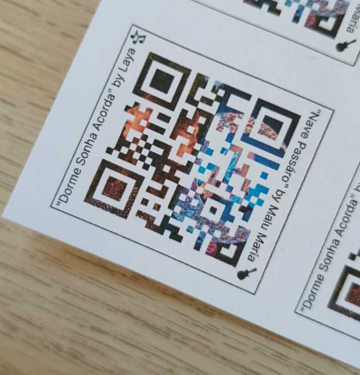 QR code used for giving to people in shows